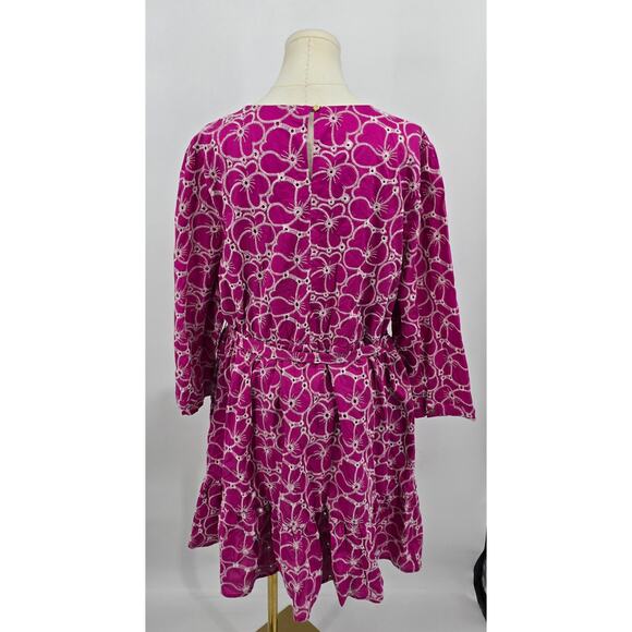 Draper James RSVP Embroidered Cotton Dress - Picture 3 of 7